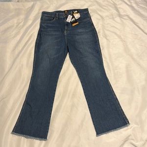 LEE dark was kick flare jeans size 10